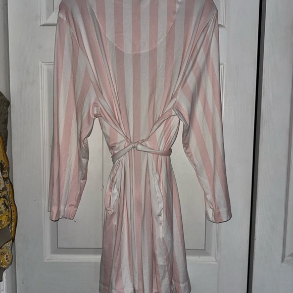 Kate Spade Blush and White Striped Robe - Picture 3 of 4